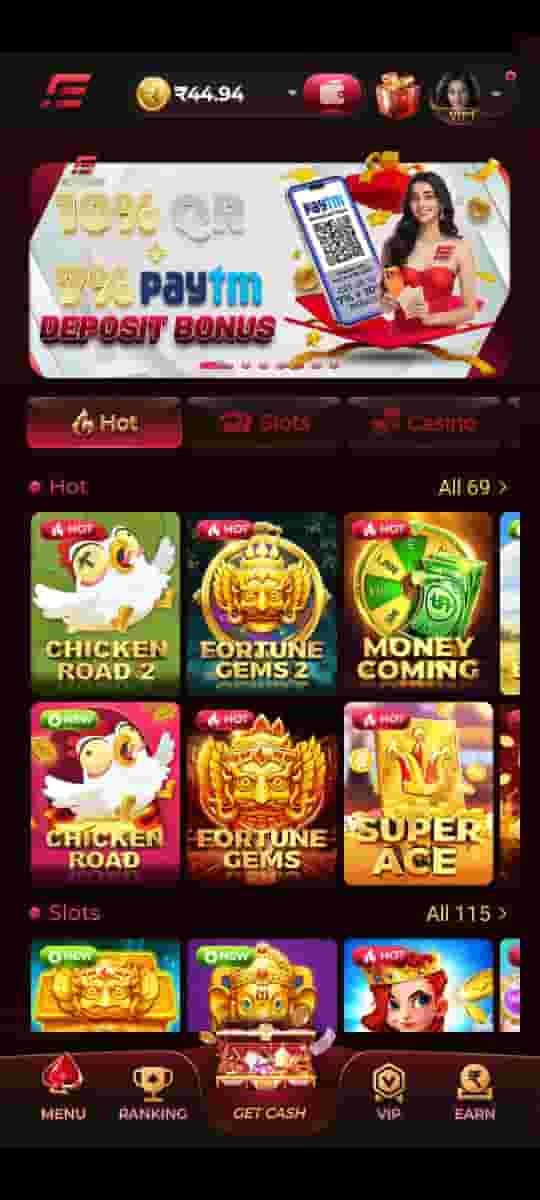 IE777 Game logo in red and gold casino theme.